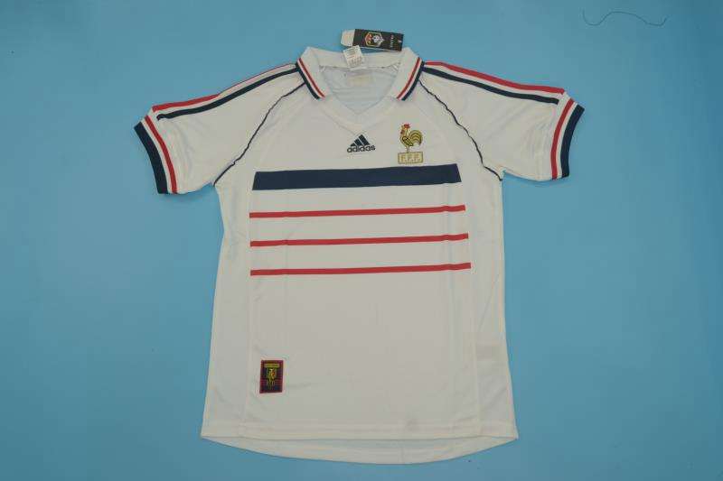 AAA(Thailand) France 1998 Retro Away Soccer Jersey