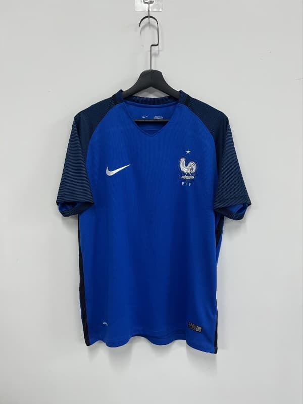 AAA(Thailand) France 2016 Home Retro Soccer Jersey