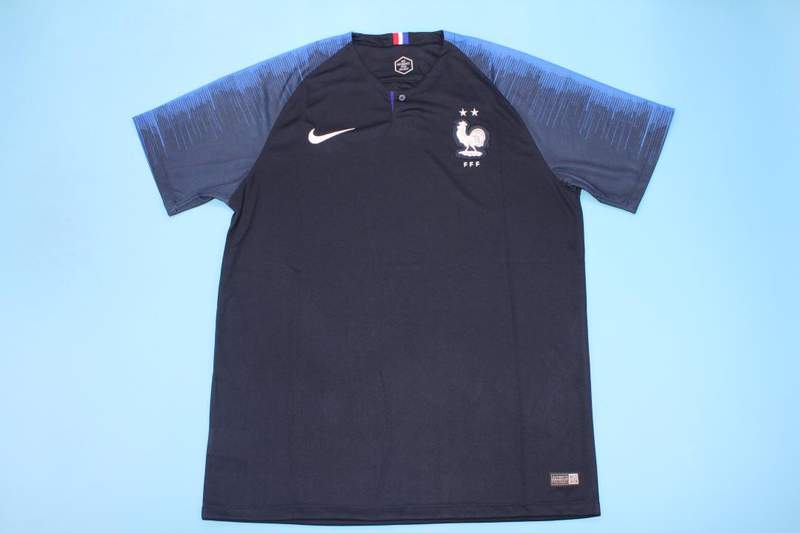 AAA(Thailand) France 2018 Retro Home Soccer Jersey