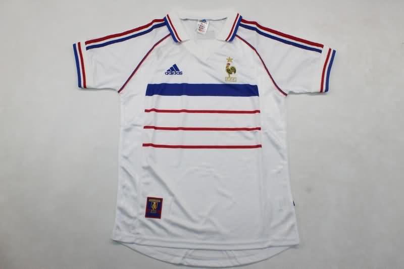 AAA(Thailand) France 1998/2000 Away Retro Soccer Jersey