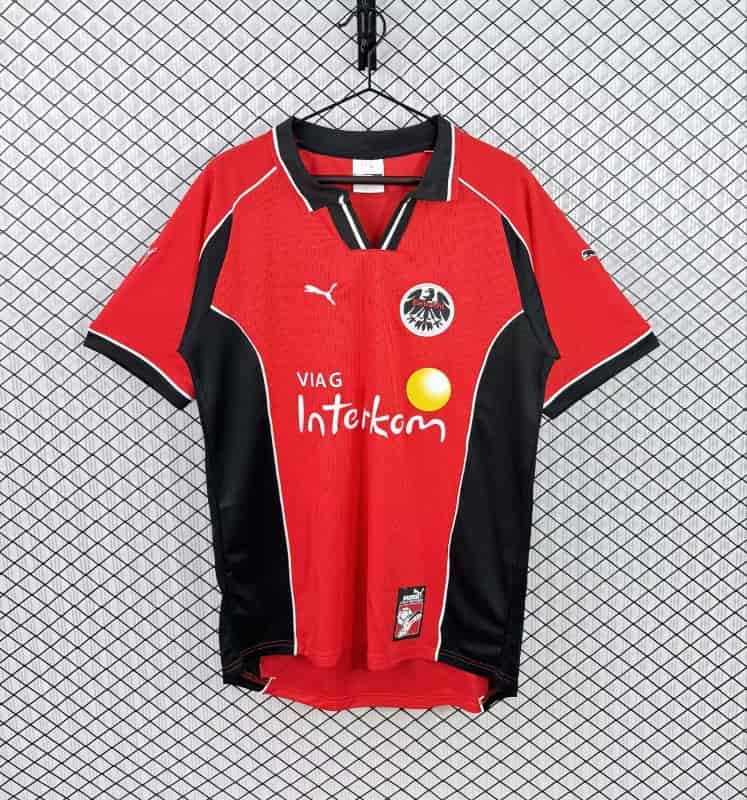 AAA(Thailand) Frankfurt 1998/99 Home Retro Soccer Jersey AAA(Thailand) Frankfurt 1998/99 Home Retro Soccer Jersey