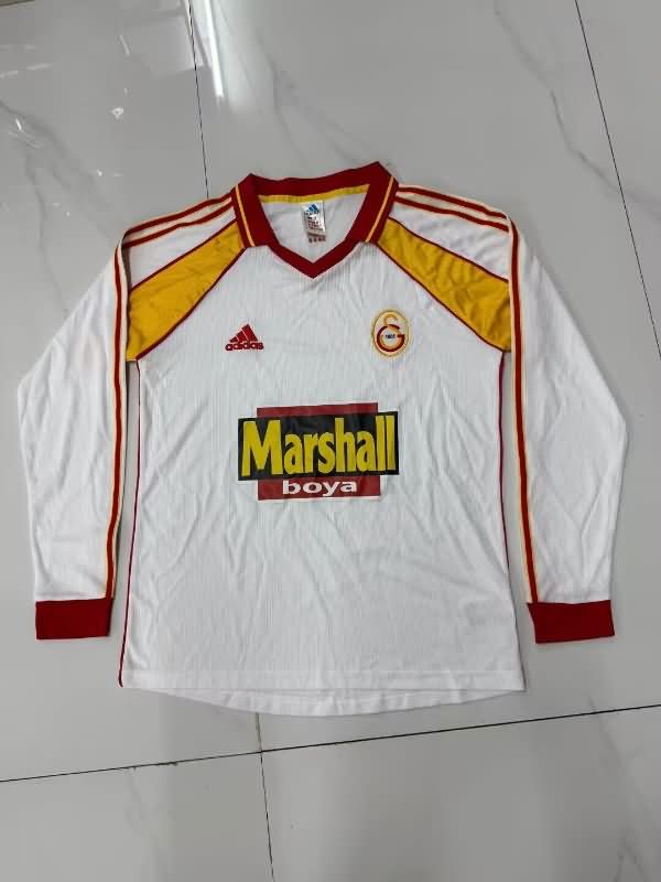 AAA(Thailand) Galatasaray 1999/00 Away Long Sleeve Retro Soccer Jersey