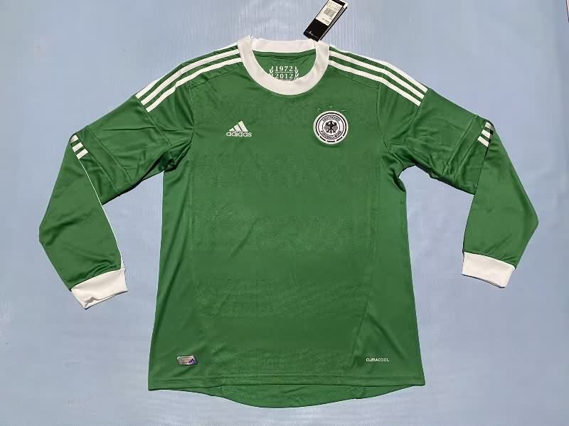 AAA(Thailand) Germany 2012 Away Retro Long Sleeve Soccer Jersey
