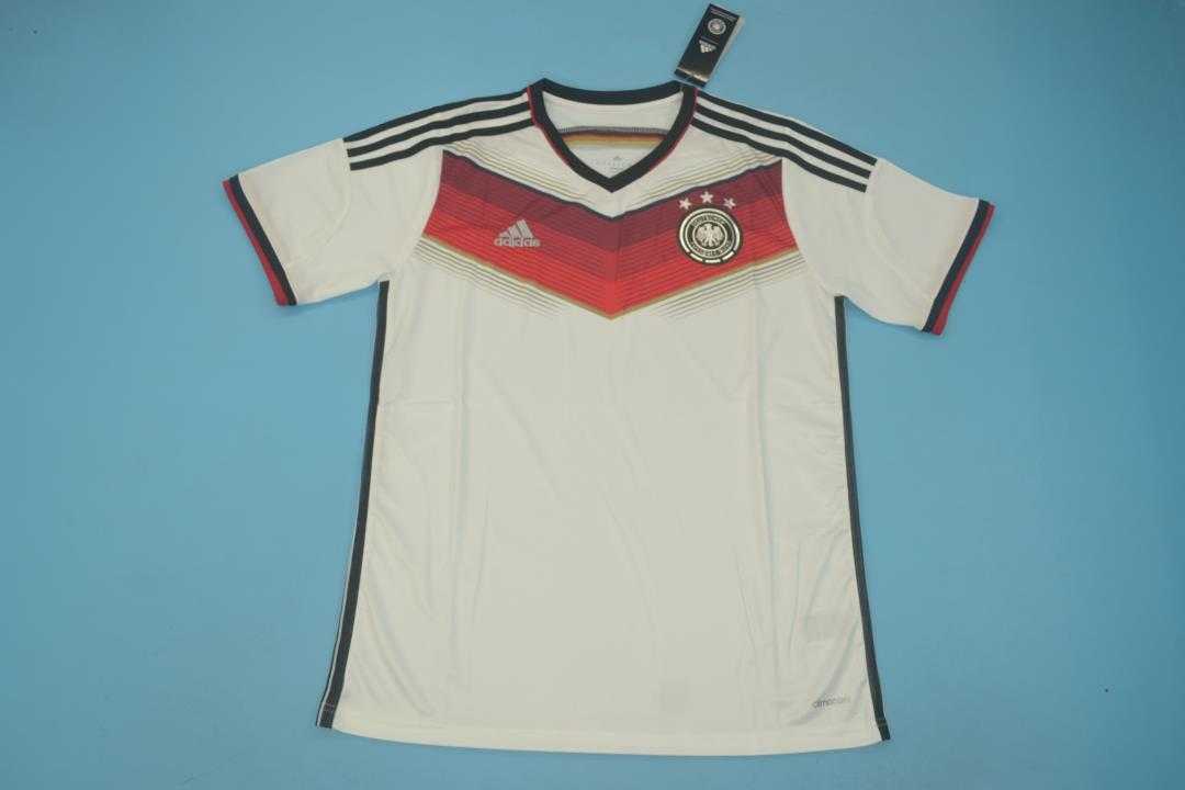 AAA(Thailand) Germany 2014 Retro Home Soccer Jersey