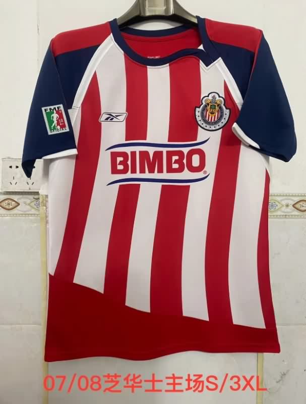 AAA(Thailand) Guadalajara 2007/08 Home Retro Soccer Jersey