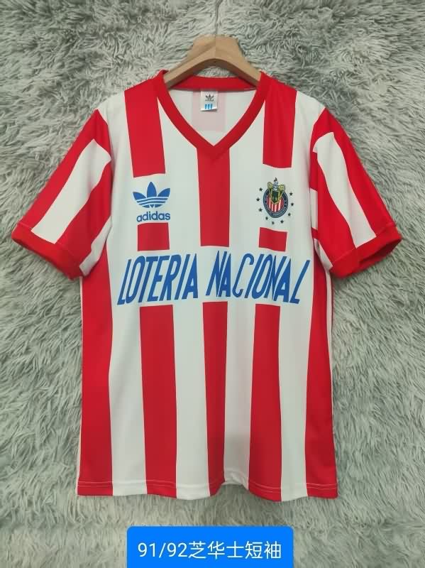AAA(Thailand) Guadalajara 1991/92 Home Retro Soccer Jersey