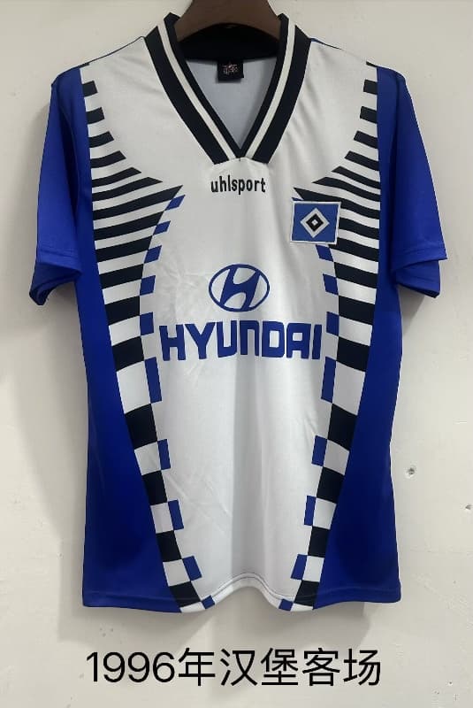 AAA(Thailand) Hamburger SV 1996/97 Away Retro Soccer Jersey