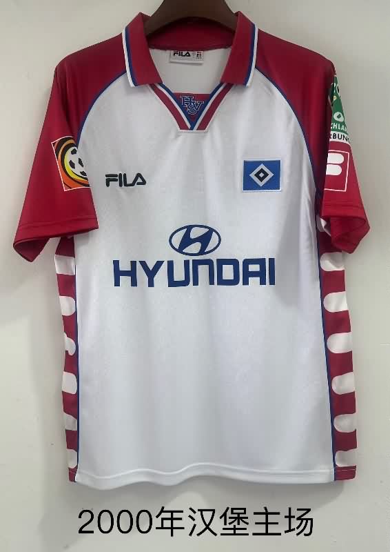 AAA(Thailand) Hamburger SV 1999/00 Home Retro Soccer Jersey