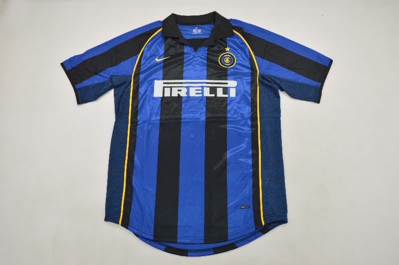 AAA(Thailand) Inter Milan 2001/02 Home Retro Soccer Jersey