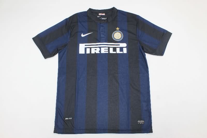 AAA(Thailand) Inter Milan 2013/14 Home Retro Soccer Jersey