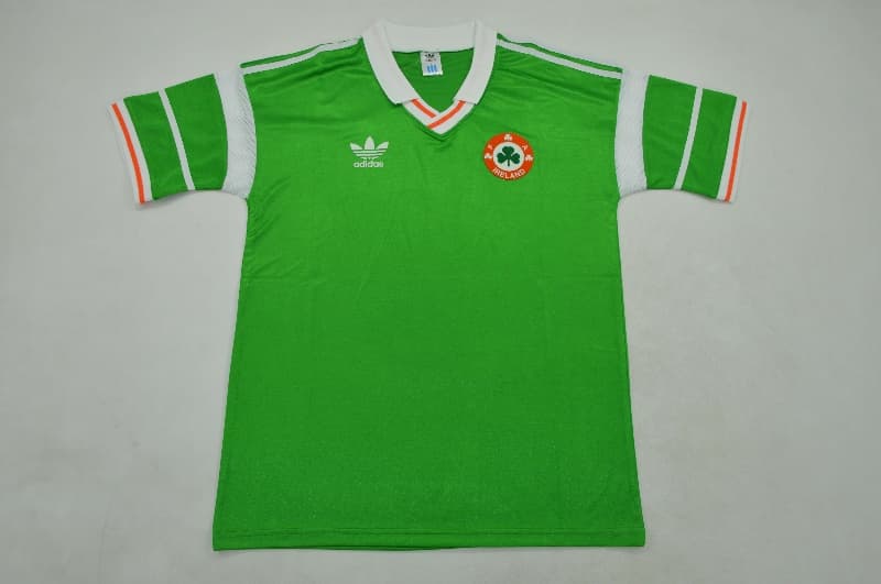 AAA(Thailand) Ireland 1988/90 Home Retro Soccer Jersey
