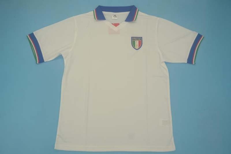 AAA(Thailand) Italy 1982 Away Retro Soccer Jersey