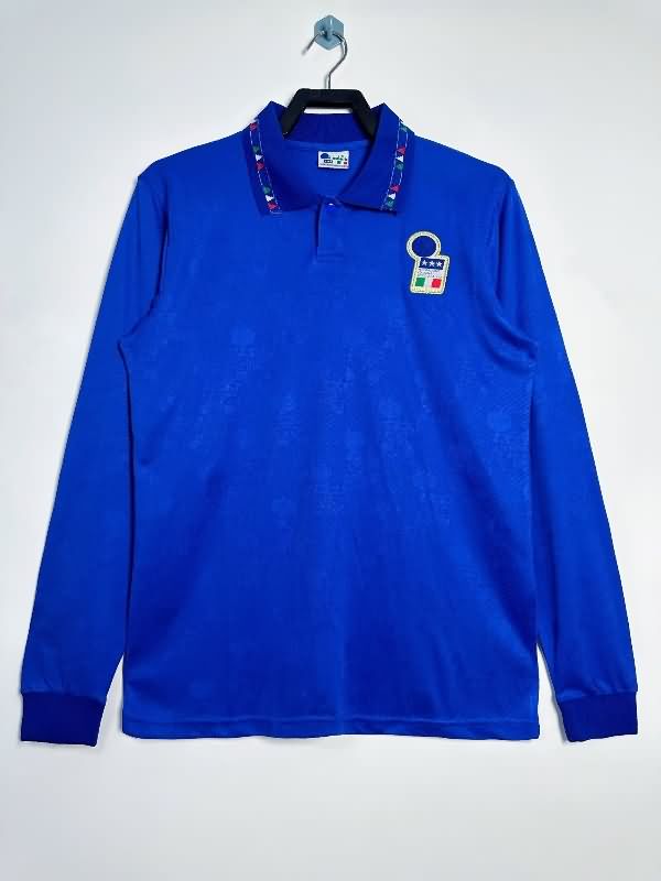 AAA(Thailand) Italy 1994 Home Retro Long Sleeve Soccer Jersey