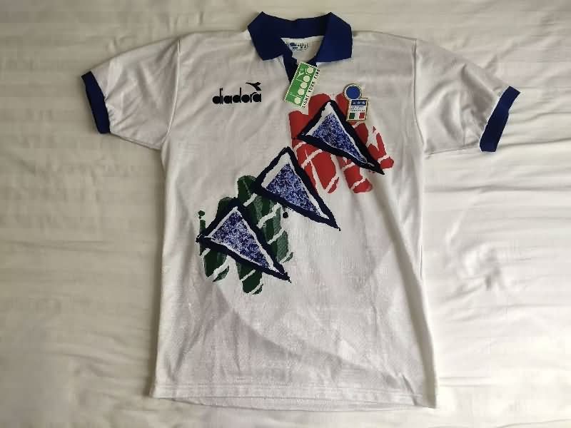 AAA(Thailand) Italy 1994 White Retro Soccer Jersey