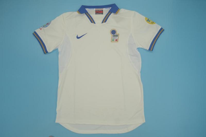 AAA(Thailand) Italy 1996 Away Retro Soccer Jersey AAA(Thailand) Italy 1996 Away Retro Soccer Jersey