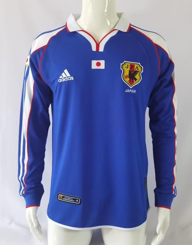 AAA(Thailand) Japan 2000 Home Long Sleeve Retro Soccer Jersey