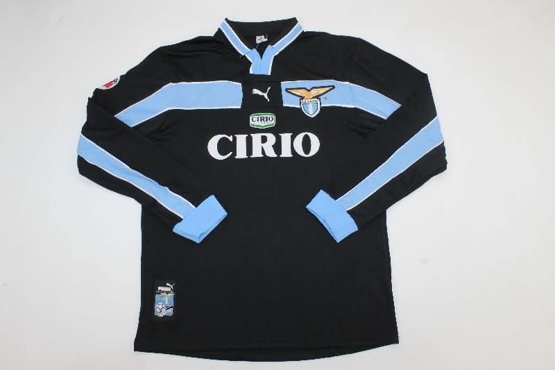 AAA(Thailand) Lazio 1998/00 Away Long Sleeve Retro Soccer Jersey