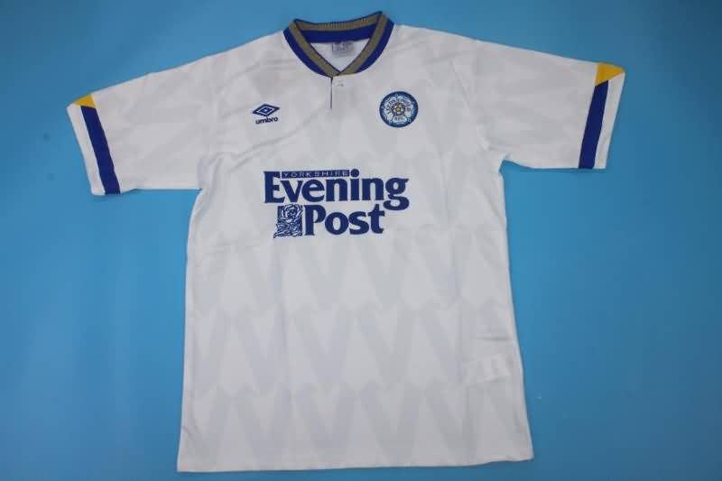 AAA(Thailand) Leeds United 1991/92 Home Retro Soccer Jersey