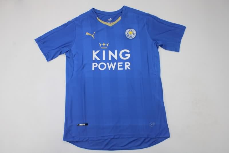 AAA(Thailand) Leicester City 2015/16 Home Retro Soccer Jersey
