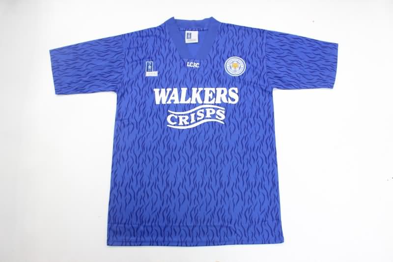 AAA(Thailand) Leicester City 1992/94 Home Retro Soccer Jersey