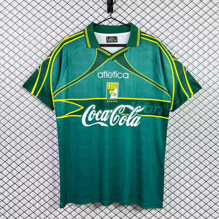 AAA(Thailand) Leon 1998/99 Home Retro Soccer Jersey AAA(Thailand) Leon 1998/99 Home Retro Soccer Jersey