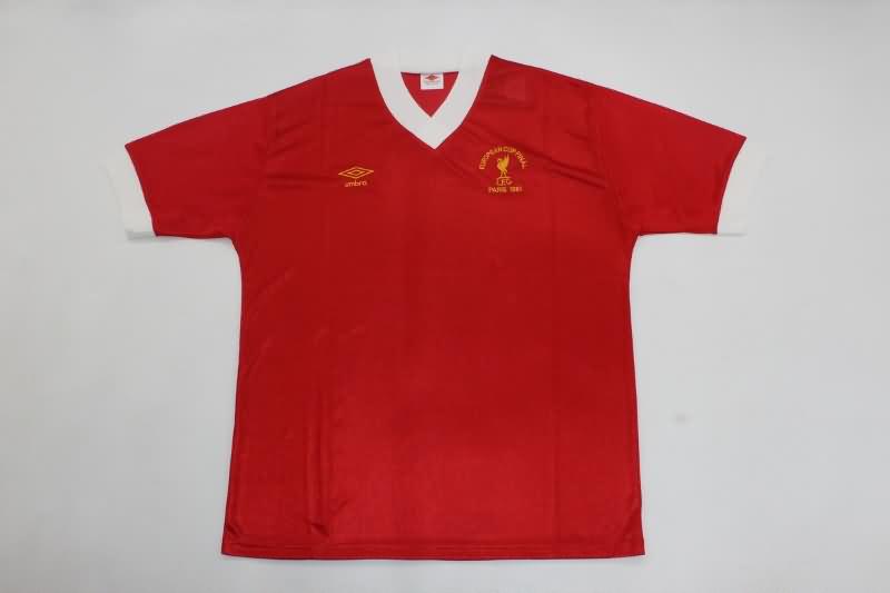 AAA(Thailand) Liverpool 1981 Home UCL Final Retro Soccer Jersey