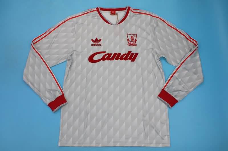 AAA(Thailand) Liverpool 1989/91 Away Retro Long Sleeve Soccer Jersey