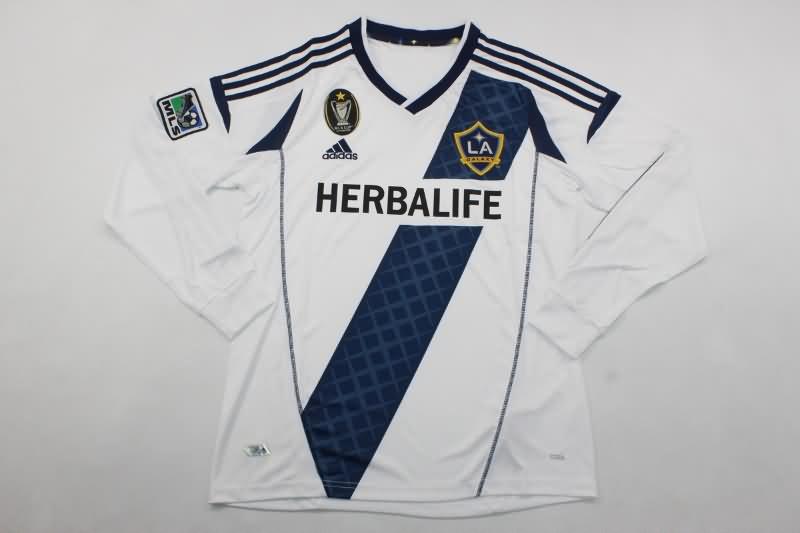 AAA(Thailand) Los Angeles Galaxy 2011/12 Home Long Sleeve Retro Soccer Jersey