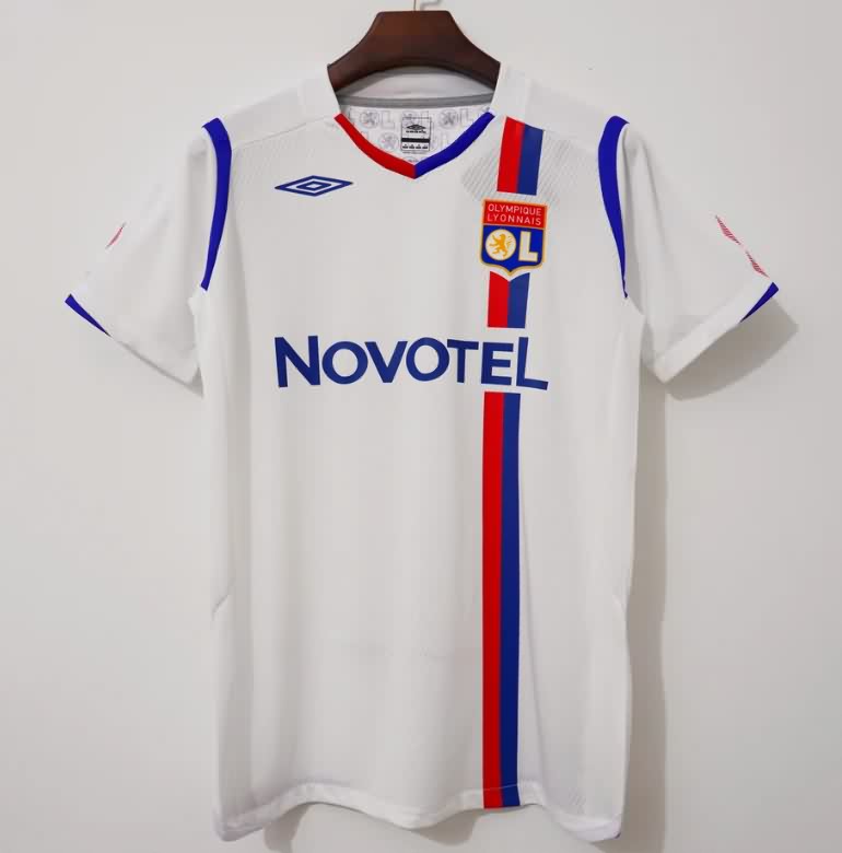 AAA(Thailand) Lyon 2008/09 Home Retro Soccer Jersey AAA(Thailand) Lyon 2008/09 Home Retro Soccer Jersey