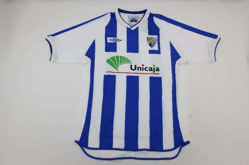 AAA(Thailand) Malaga 2001/02 Home Retro Soccer Jersey