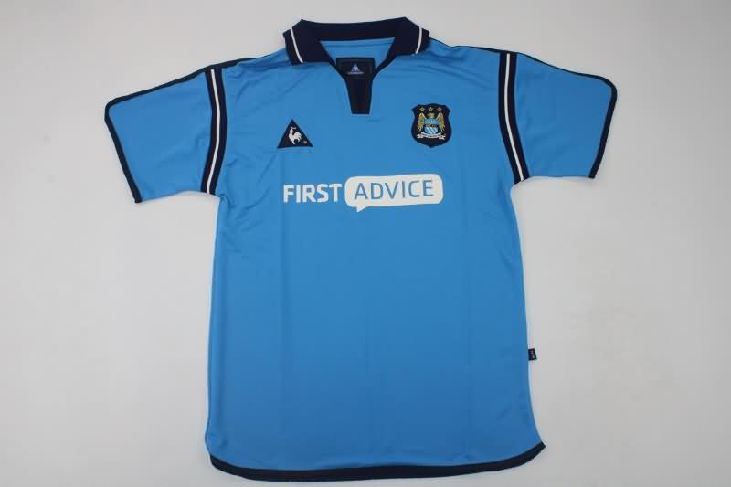 AAA(Thailand) Manchester City 2002/03 Home Retro Soccer Jersey