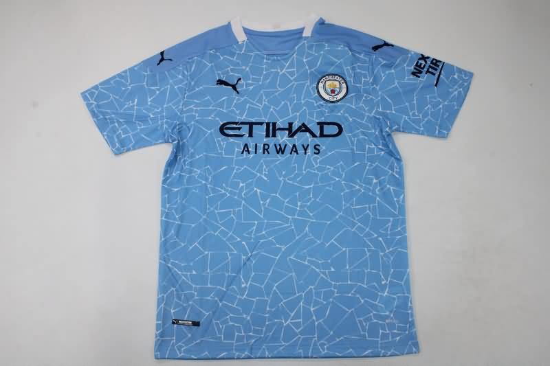 AAA(Thailand) Manchester City 2020/21 Home Retro Soccer Jersey