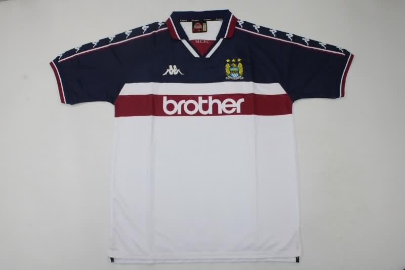 AAA(Thailand) Manchester City 1997/98 Away Retro Soccer Jersey