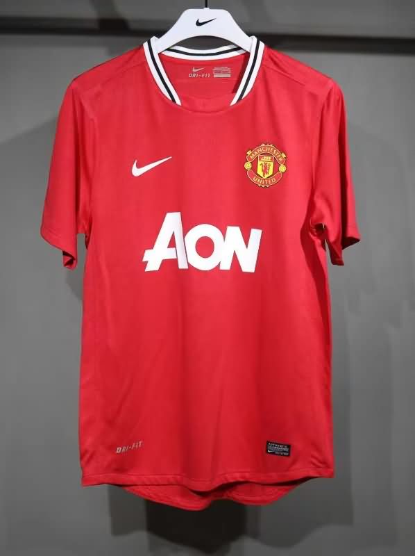 AAA(Thailand) Manchester United 2011/12 Home Retro Soccer Jersey (Player)