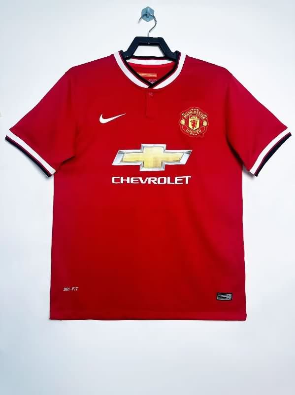 AAA(Thailand) Manchester United 2014/15 Home Retro Soccer Jersey