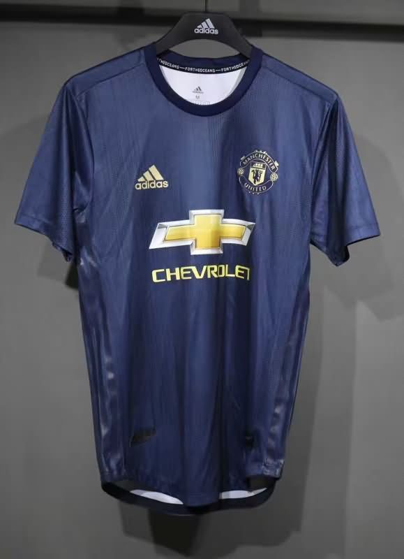 AAA(Thailand) Manchester United 2018/19 Third Retro Soccer Jersey (Player)