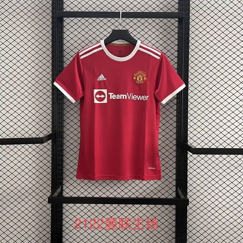 AAA(Thailand) Manchester United 2021/22 Home Retro Soccer Jersey