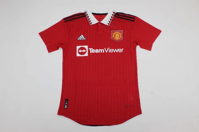 AAA(Thailand) Manchester United 2022/23 Home Retro Soccer Jersey (Player)
