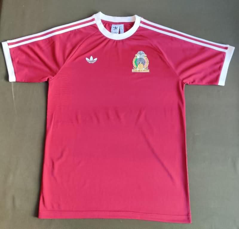 AAA(Thailand) Mexico 1985 Red Retro Soccer Jersey
