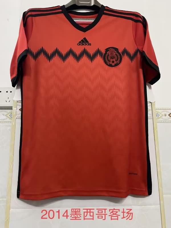 AAA(Thailand) Mexico 2014 Away Retro Soccer Jersey