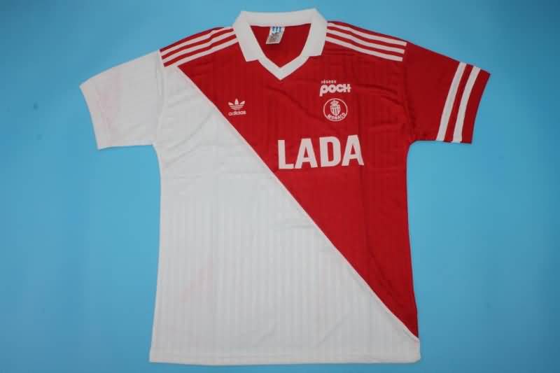 AAA(Thailand) Monaco 1990/91 Home Retro Soccer Jersey
