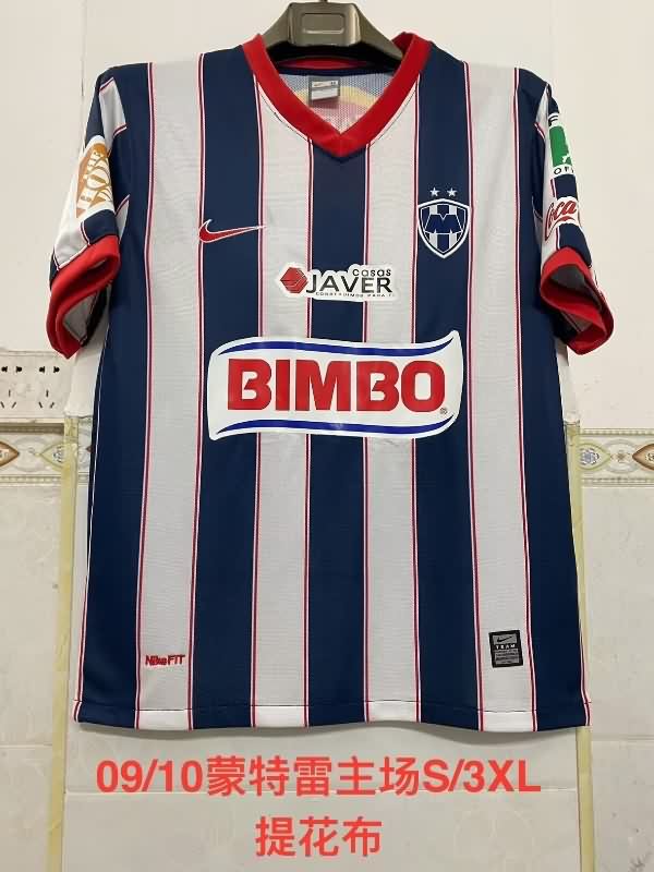 AAA(Thailand) Monterrey 2009/10 Home Retro Soccer Jersey