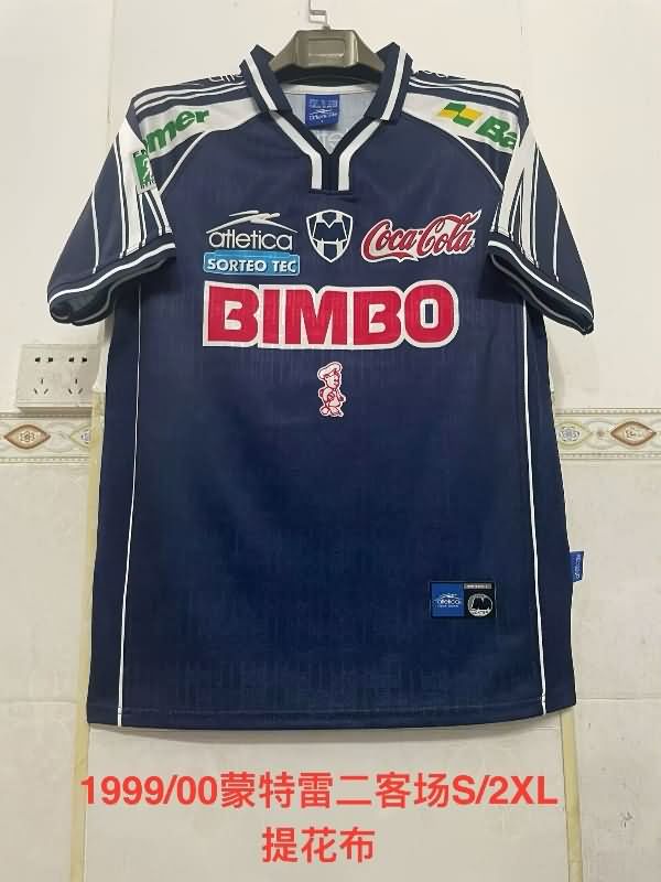 AAA(Thailand) Monterrey 1999/00 Third Retro Soccer Jersey