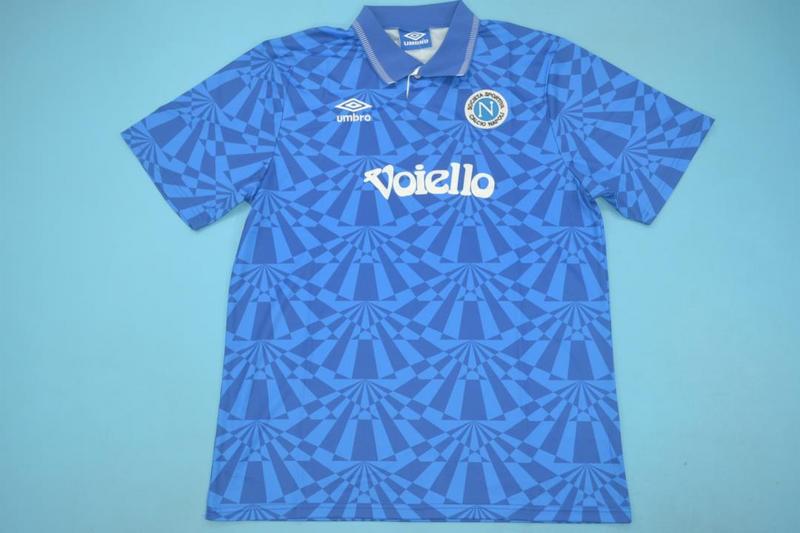 AAA(Thailand) Napoli 1991/93 Retro Home Soccer Jersey