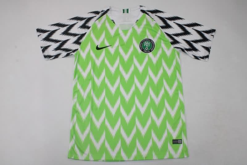 AAA(Thailand) 2018 Nigeria Retro Home Soccer Jersey