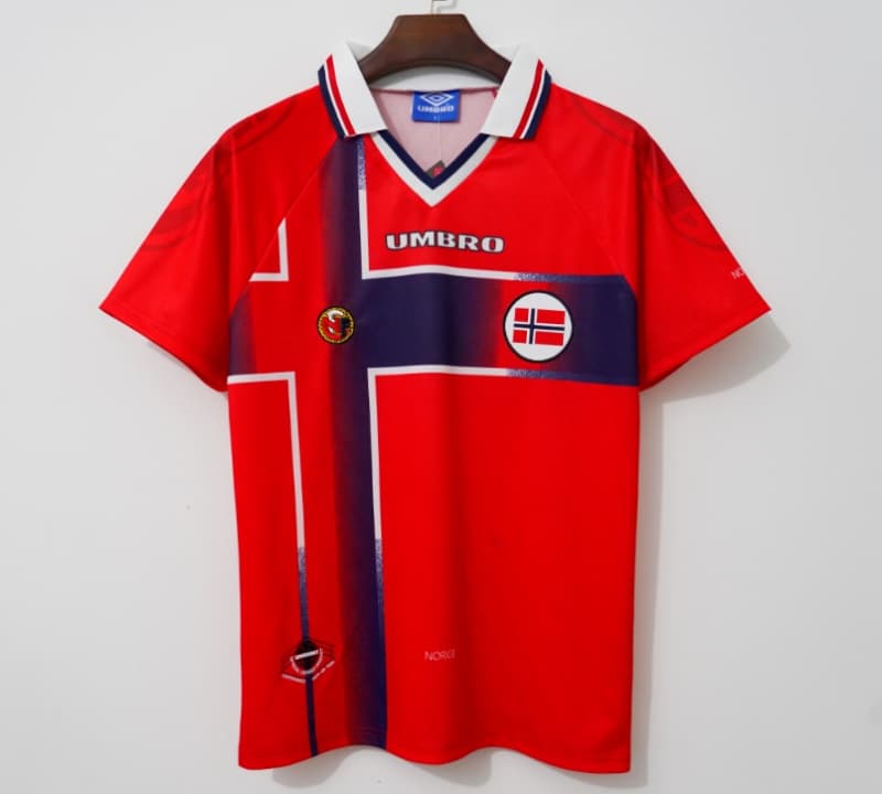 AAA(Thailand) Norway 1997/98 Home Retro Soccer Jersey