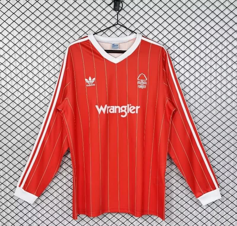 AAA(Thailand) Nottingham Forest 1982/84 Home Retro Long Sleeve Soccer Jersey