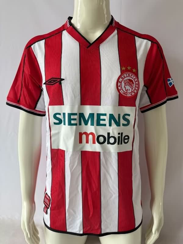 AAA(Thailand) Olympiacos 2002/03 Home Retro Soccer Jersey