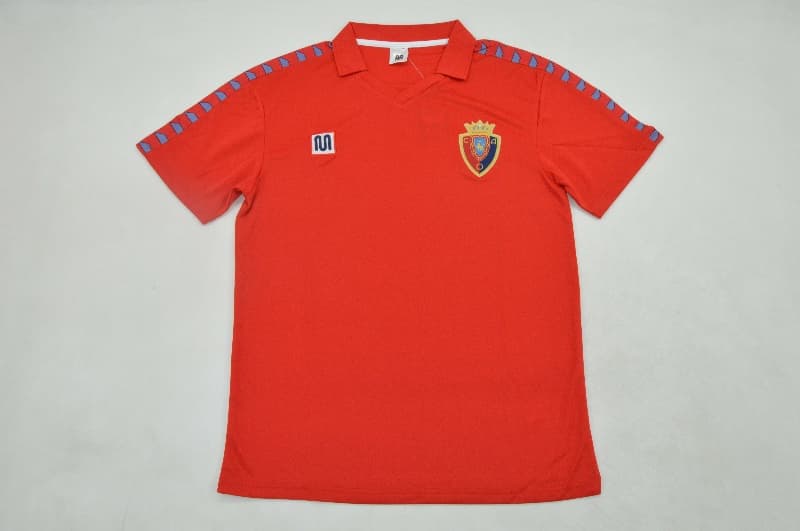 AAA(Thailand) Osasuna 1983/84 Home Retro Soccer Jersey