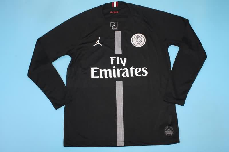 AAA(Thailand) Paris St German 18/19 UCL Black Long Soccer Jersey